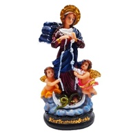 Imagem de Nossa Senhora Desatadora dos Nós - Escultura Realista em Resina Italiana 15 cm - imagem 4