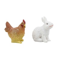 Presépio de Animais 13 Peças 7cm - Enfeite Natalino Religioso com Detalhes Realistas - imagem 2