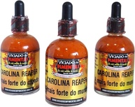 Molho De Pimenta Carolina Reaper Kit 3 Sem Glúten Mais Ardid - imagem 1