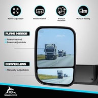 Espelhos de Reboque Aquecidos para Dodge Ram 1500/2500/3500 (2009-2018) - Visibilidade e Segurança Ampliadas - imagem 4