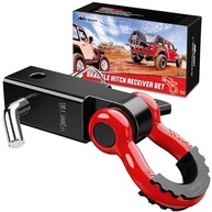 Kit de Reboque Nilight: Receptor 5cm + Manilha D 3" para Máxima Segurança e Recuperação - imagem 2