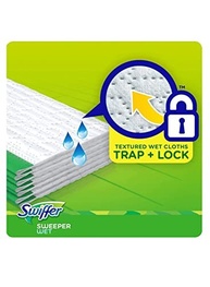 Swiffer Panos de Limpeza Úmidos para Varredora - 64 Unidades - Recargas Práticas e Eficientes - imagem 5
