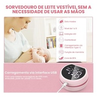 Bomba Extratora de Leite Elétrica Portátil Recarregável Silenciosa - Conforto e Liberdade para Mães Modernas - imagem 3