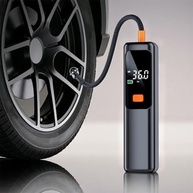 Bomba de Ar Portátil Recarregável para Carro, Moto e Bicicleta com Manômetro Digital - imagem 4
