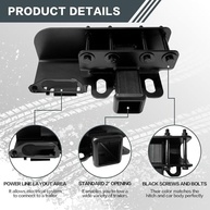 Kit Receptor de Engate de Reboque 5cm para Jeep Wrangler JL JK (2018-2025) - Robustez e Estilo - imagem 4