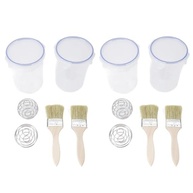 Aramox 4 Pack Recipientes para Tinta 1000ml com Bolas de Mistura - Armazenamento Seguro para Pintura Automotiva e DIY - imagem 2