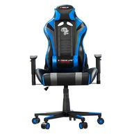 Cadeira Gamer Black Hawk ELG - Reclinável 180°, Apoio Cervical, Ajuste de Altura, Até 150kg, Preto/Azul - imagem 1