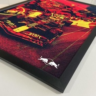 Quadro Red Bull F1 Max Verstappen - 40x60cm | Impressão Premium com Moldura Ecológica - imagem 4