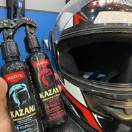 Kit Limpador e Odorizador de Capacete Kazan Blue Red Razux 240ml: Frescor e Higiene Garantidos - imagem 3