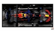 Quadro Decorativo Red Bull Troca Pneus 130x60cm - Moldura Preta 2x2 | Decoração Moderna para Sala, Escritório e Quarto - imagem 4