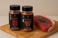 Kit Churrasqueiro Temperos Red Rub e Sweet Rub 140g - imagem 1