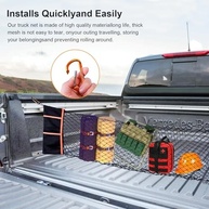 Rede de Carga Inovadora para Caminhão Silverado & Sierra 1500 (2013-2025) - Organizador Elástico com Bolsa - imagem 4