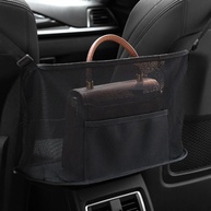 Organizador de Carro Universal: Suporte de Bolsa e Rede Entre Assentos - imagem 1