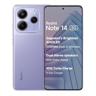 Smartphone Xiaomi Redmi Note 14 5G NFC Violeta Lavanda: 8GB RAM, 256GB ROM - Potência e Estilo! - imagem 2