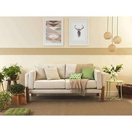 Banqueta Redonda 70cm em Madeira Natural – Estilo Rústico Moderno - imagem 4