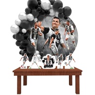Kit Decoração Painel Redondo Festa Cristiano Ronaldo CR7 - Futebol Infantil - imagem 1