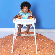 Almofada Redutora para Cadeirão de Bebê - Conforto e Segurança na Alimentação (Chumbo) - imagem 3