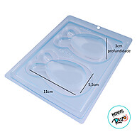 Forma de Acetato Ovo com Orelhas 100g - Rizzo Ref.10521 - imagem 2