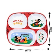 Kit Refeição Infantil Melamina Mickey Disney 7 Peças - Pratos, Tigela e Copo Resistentes - imagem 3