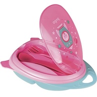 BUBA Kit Refeição com Talher Foguete Rosa - Prático, Seguro e Ideal para Crianças - imagem 5