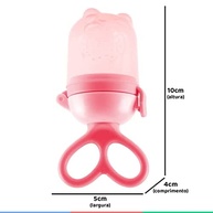 Buba Porta-Frutinhas Sugador em Silicone Rosa - Praticidade e Segurança para Refeições Saudáveis - imagem 3