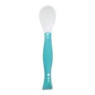 Colher Articulável Classic Azul – Dobrável, Ergonômica e Sensível ao Calor para Refeições Práticas - imagem 4
