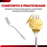 Garfo Inox Premium: Kit 12 Peças para Churrasco e Refeições - imagem 2