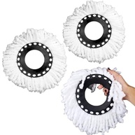 Refil Mop Giratório Universal - Kit com 3 Unidades - Limpeza Eficiente e Durável - imagem 2