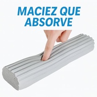 Refil para Rodo Mop Fácil com Cabo Extensor em Aço Inox - Limpeza Inteligente e Eficiente - imagem 5