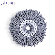 Refil Microfibra Mop Giro Fit Simplo: Limpeza Profunda e Fácil - imagem 1