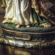 Imagem da Sagrada Família em Resina 40cm - Decoração Religiosa Refinada - imagem 5
