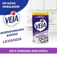 Limpador Desengordurante Veja Cozinha Lavanda Refil 400ml - Potência Total com Fragrância Refinada - imagem 4