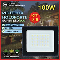 Refletor LED 100W IP65 – Potência e Economia na Iluminação - imagem 1