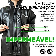 Capa de Chuva Motoqueiro: Impermeável e Reforçada - imagem 2