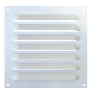 Grade Grelha de Ventilação Quadrada em Alumínio Branca Reforçada 20x20 cm - Ideal para Decoração e Circulação de Ar - imagem 2