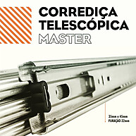 Corrediça Telescópica: Gavetas Suaves e Reforçadas - imagem 2