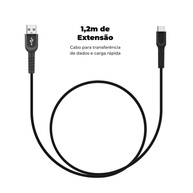 Gshield Kit Carregador Veicular Turbo One 18W Qualcomm 3.0 + Cabo Dual Shock USB-C Reforçado - imagem 4