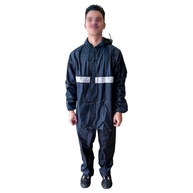 Kit Capa De Chuva Motoqueiro Conjunto Impermeável Reforçado Jaqueta Com Capuz Calça Resistente Proteção Completa Leve Compacto - imagem 2