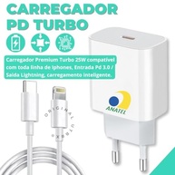 Carregador Turbo 25W USB-C p/ iPhone: Cabo Lightning Reforçado e Fonte Ultra Rápida - imagem 3