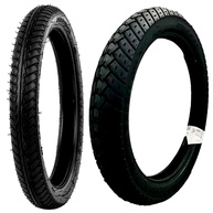 Kit 2 Pneus Maggion Predator MF4 Reforçado Dianteiro e Traseiro para Honda CG Titan 125/150, Fan 160 e Yamaha YBR (com Câmara) - imagem 1