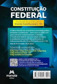 Constituição Federal Atualizada 2025: Reforma Tributária (EC 134) - Edição Bolso - imagem 3