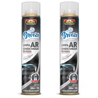 KIT 2 Limpa Ar Condicionado Breeze Carro Novo Pro Auto 300ml - Higienização Profunda e Refrescância - imagem 1