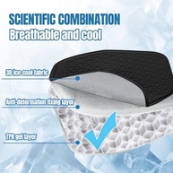 Almofada de Assento de Carro Gel Refrescante Wuyaoyao: Conforto e Frescor para Dirigir - imagem 5