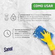 Desinfetante Líquido Sanol Eucalipito 500ml - Potente Desinfecção com Fragrância Refrescante - imagem 5