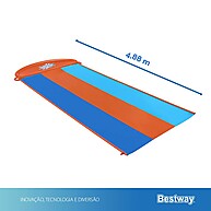 Escorregador Aquático Triplo 4,88m – Diversão Refrescante! - imagem 2