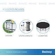 Piscina Bestway 10250L: Verão Refrescante! - imagem 2