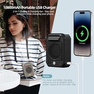 Ventilador de Cintura CIVPOWER 10000 mAh - Refresque-se com Mobilidade e Estilo - imagem 5