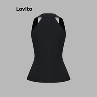 Regata Feminina Elegante Lovito: Conforto e Estilo - imagem 1