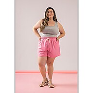 Regata Feminina em Malha Canelada Just Basic: Estilo e Conforto - imagem 1
