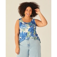 Regata Feminina Plus Size em Viscose Stretch: Conforto e Estilo - imagem 1